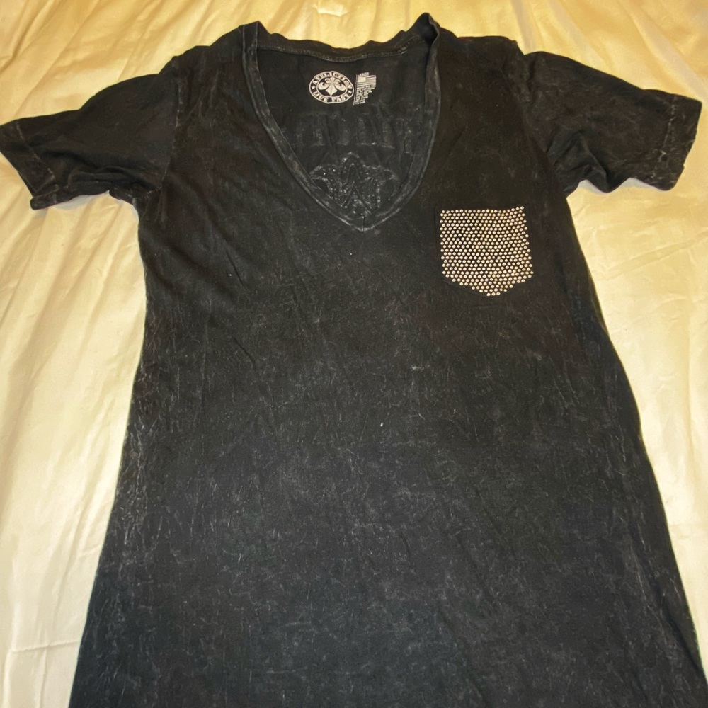 Affliction - Size Large Ladies Short Sleeve
